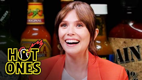 elizabeth olsen hot pictures|Elizabeth Olsen Goes Viral in Spicy Hot Ones Video